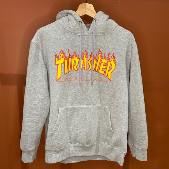 Thrasher Other - Thrasher Grey Logo Hoodie